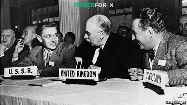 Hình ảnh diễn ra hội nghị tài chính và tiền tệ của Liên hợp quốc diễn ra tại Bretton Woods, New Hamsphire, Hoa Kỳ