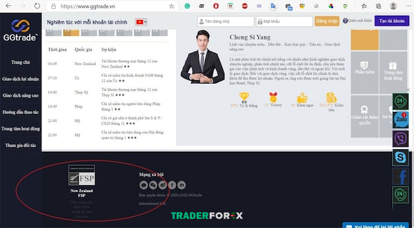 Cheng Si Yang - chuyên gia đầu tư tài chính nổi tiếng được GGtrade giới thiệu trên trang web của mình